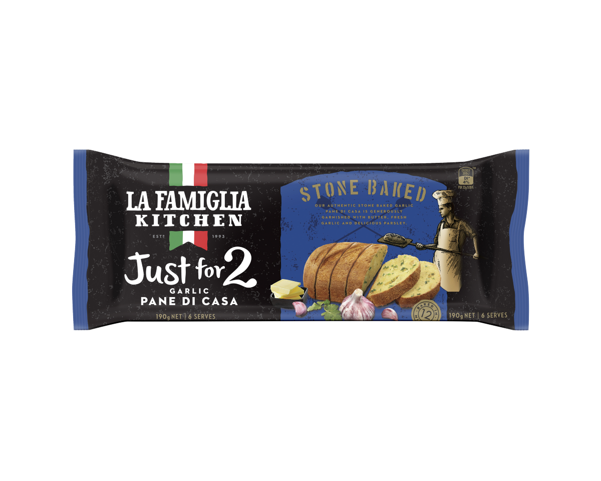 La Famiglia Pane Di Casa Bread Garlic Stoned baked 190 g