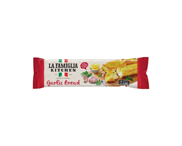 La Famiglia Kitchen Traditional Garlic Bread 400g
