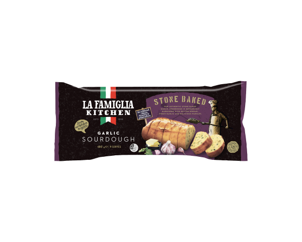 La Famiglia Kitchen Garlic Sourdough 480g